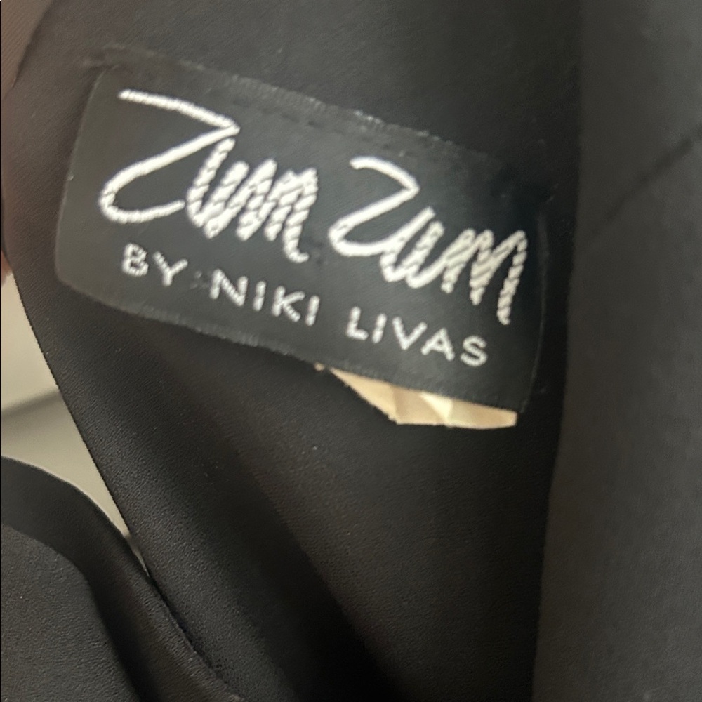 Zum Zum by Niki Livas Black Mini Dress